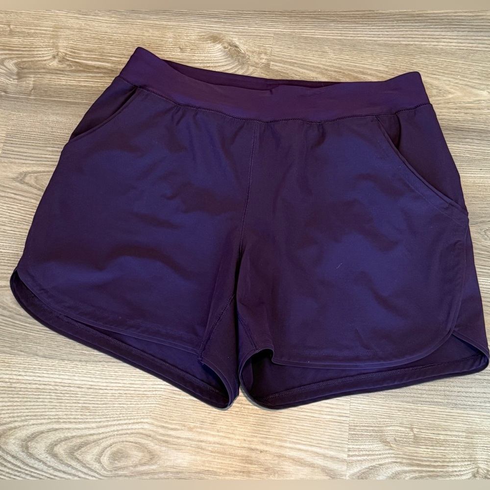 Lands' End Women's Purple Swim Shorts